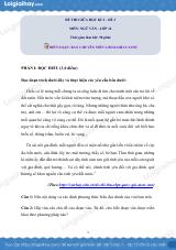Đề kiểm tra giữa học kì 2 Ngữ văn 12 - Đề số 3 có lời giải chi tiết